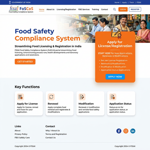 FoSCoS Portal Homepage