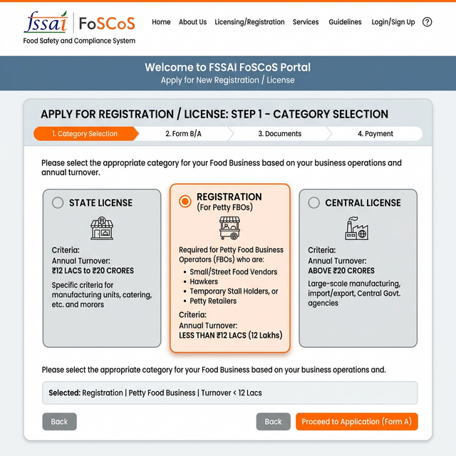 Category Selection